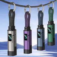 Cable de Carga Rápida 4 en 1 con Pantalla LED, USB/Tipo-C a Tipo-C/8 Pines, 65W PD, para Banco de Energía, Personalizable al por Mayor para Regalos Promocionales