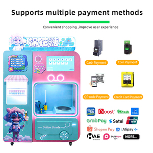 Máquina Expendedora <span class=keywords><strong>de</strong></span> algodón <span class=keywords><strong>de</strong></span> azúcar doble completamente automática, nueva condición, aplicaciones <span class=keywords><strong>de</strong></span> panadería <span class=keywords><strong>de</strong></span> alimentos <span class=keywords><strong>para</strong></span> la preparación <span class=keywords><strong>de</strong></span> materias primas <span class=keywords><strong>de</strong></span> frutas - Product Image 3