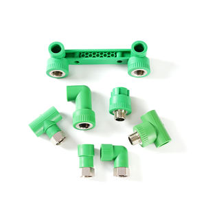 Raccords de tuyauterie allemands PPR de haute qualité Connexion <span class=keywords><strong>sans</strong></span> couture Aucune <span class=keywords><strong>fuite</strong></span> Surface lisse Verre de vue à haute pression Matériau PVC PP - Product Image 5