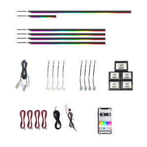 Upgrade Universal 18 in 1 Symphony LED Car <b>Interior</b> Ambient Lighting 256 Color Decoration Atmosphere Strip <b>Accessories</b> - Product Image 1