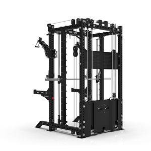 CROSSSMAX KF9900S Máquina de Entrenamiento Funcional Comercial, Máquina Smith, Polea Superior 1:1 2:1, Remo Bajo, Todo en Uno, Crossover de Cables, Gimnasio en Casa - Product Image 4