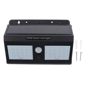 0.5W Outdoor Garden Yard Solar ABS Black Waterproof Emergency Security 40 <b>LEDs</b> PIR <b>Motion</b> <b>Sensor</b> Wall Lamp WDBD 5 Outdoor Waterp - Product Image 1