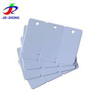Carte d'Identité PVC CR80 Professionnelle Personnalisée Blanche Vierge avec Fenêtre Transparente