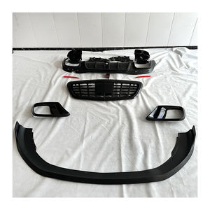 Kit carrozzeria auto per Mercedes Benz <span class=keywords><strong>S</strong></span> <span class=keywords><strong>Class</strong></span> <span class=keywords><strong>W222</strong></span> S63 S65 aggiornamento al reggiseno-Bus B700 includono labbro anteriore e diffusore posteriore - Product Image 1