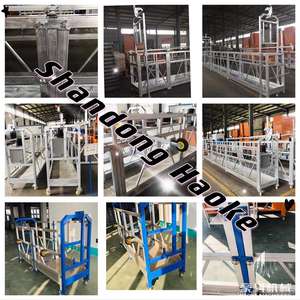 Produsen Shandong Haoke 630kg <span class=keywords><strong>Platform</strong></span> gantung mengangkat Gondola - Product Image 2