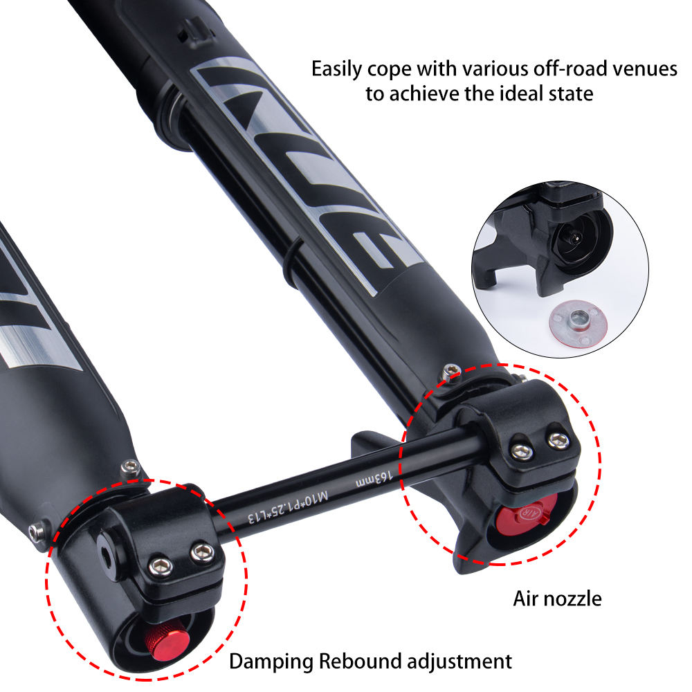 Mtb Rear Shock Maxxlite Bicycle Air Fork MTB Suspension 26 29