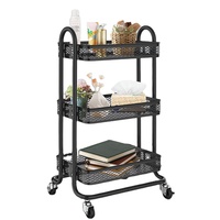 Chariot de Salon de Beauté Wallybeauty Nouveau Design à 3 Niveaux pour Pédicure, Spa et Manucure