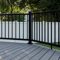 Kit de clôture de piscine en aluminium personnalisé de haute qualité GS, fabrication sur mesure, installation facile DIY