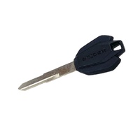 Coque de clé auxiliaire pour motos Suzuki Haojue DR/TR/XCR300 - Clé vierge à fente droite - Embryon de serrure de porte électrique