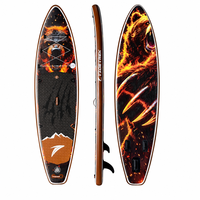 Ensemble de planches de SUP tout-en-un pour débutants, sac étanche pour téléphone, capacité de charge de 400 kg, durable pour les eaux intérieures, océaniques et la plage