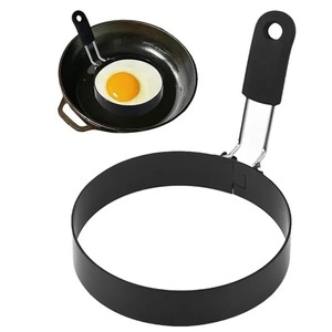 Anti-scald Egg Fried Ring Professional Stainless Steel Nonstick Pancake Mold Cooking Egg Mould Breakfast Sandwich <b>Tools</b> - Product Image 1