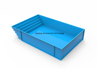 Piscines conteneurs pour enfants, épaisses, faciles à installer, durables, pour usage résidentiel, accessoires de piscine, échelle