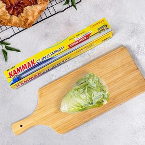Cling Wrap 300 Ft X 12 In BPA-Free Microwave-Safe Food Grade PE Material <b>Kitchen</b> Use - Product Image 3