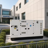 Solution d'alimentation fiable, centrale électrique 320 kW 400 kVA, générateur diesel silencieux 450 kVA 500 kVA 550 kVA pour villa/hôtel au Ghana