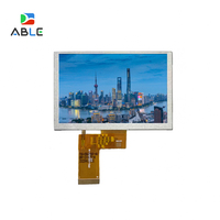 Pantalla HMI Industrial de 5 Pulgadas, 800x480 IPS, RGB, 40 Pines, 500cd/m2, Módulo de Pantalla LCD TFT de Alto Brillo con Amplio Rango de Temperatura
