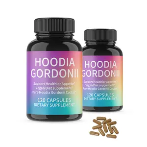 Polvo de extracto de Hoodia Gordonii Natural de alta calidad, cápsulas de Hoodia Gordonii de etiqueta privada, suplementos de hierbas