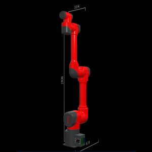 Robot collaboratif à six axes avec moteur à boîte de vitesses PLC et positionnement par traction manuelle pour l'industrie hôtelière - Product Image 3