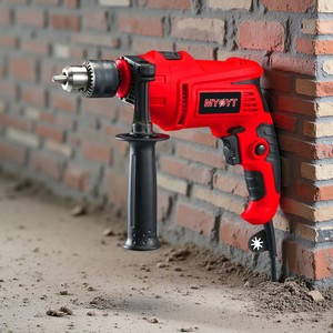 <span class=keywords><strong>Perceuse</strong></span> à percussion électrique 650W avec bouton de verrouillage de sécurité à rotation réversible à vitesse variable <span class=keywords><strong>pour</strong></span> usage domestique - Product Image 2