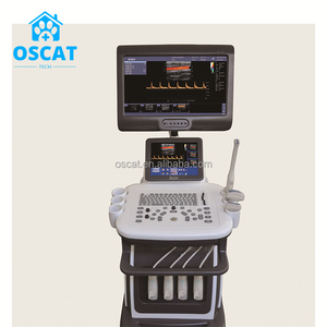 Sistem Diagnostik USG Veteriner OSCAT 4D, Mesin <span class=keywords><strong>Doppler</strong></span> Warna dengan Troli Medis, Peralatan Dokter Hewan - Product Image 4