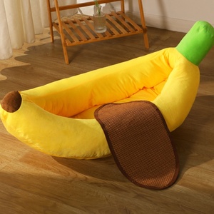 Cat <strong>Dog</strong> Banana Shape Cartoon U-shape Removable Washable <strong>Beds</strong> Eco-Friendly Anti-Slip Soft Comfortable All Seasons Pet Supplies - Product Image 5