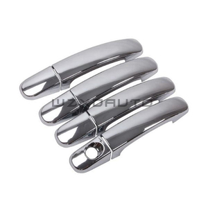 Kit chromé ABS WZXD pour couvre-poignée de porte, couvre-coupe-vent et garniture de rétroviseur pour Ford Escape 2013-2014 - Product Image 5