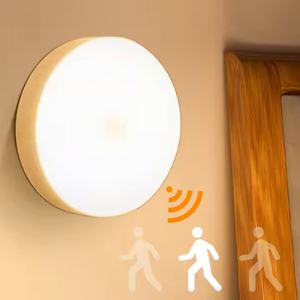 Luz con Sensor de Movimiento Humano, Recargable por USB, 800mAh, Tamaño Mediano, LED Regulable, para Escuela, Dormitorio, Pared/Gabinete - Product Image 1