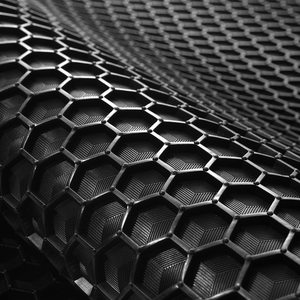 เป็นมิตรกับสิ่งแวดล้อมทนทาน OEM ODM 3D ที่กำหนดเองพีวีซีสากลลื่นพรมปูพื้นรถพีวีซีรังผึ้งเสื่อรถ - Product Image 3