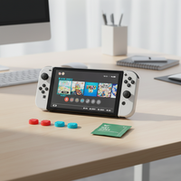 Kit de protection 8 en 1 pour NS OLED nouvellement sorti, coque en PC TPU de haute qualité, protection d'écran pour Nintendo Switch OLED pour les joueurs