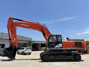 Excavadora Hitachi usada bien mantenida, oruga hidráulica robusta para operaciones civiles y mineras en stock - Product Image 2