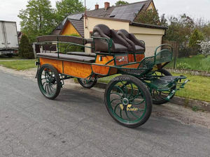 Beliebte Pferdes tall wagen wagen Sulky für Equestrian Club Stock Marathon Training Warehouse Stock - Product Image 3