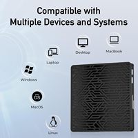 Lecteur/graveur externe Blu-ray 5-en-1 portable, lecteur BD DVD CD USB 3.0 pour ordinateur portable PC
