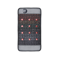 Tapis de massage G2612 Améthyste PEMF infrarouge 38x70cm Garantie 12 mois Lumière rouge pour le sommeil et la guérison Matelas corporel Tension universelle 4.5kg