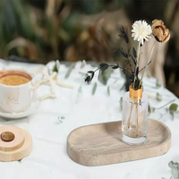 Plateau de rangement sculpté en travertin beige naturel, minimaliste et poli, pour table, organisateur de salle de bain, bijoux, armoire, et articles alimentaires