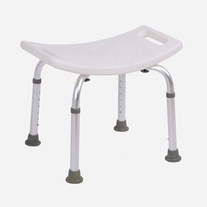 Shower <b>Chair</b> For <b>Elderly</b> And Pregnant Women Stainless Steel 250 Kg Capacity With Backrest Bathroom Safety Equipment - Product Image 1