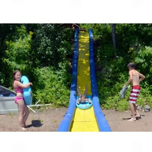 Mùa Hè Mới Bơi Hồ Bơi Nước Dài Trượt Dock Nền Tảng Chơi Inflatable Trượt Nước Đồ Chơi Nổi Trượt Nước - Product Image 4