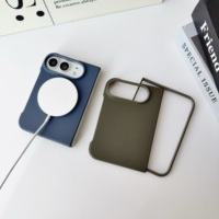 Casing Ponsel Lipat Magnetik Tech Fabric untuk iPhone Duo, Full Coverage, Lipat 4.0, Full Wrap Cover, Potongan Presisi, Anti Slip Grip