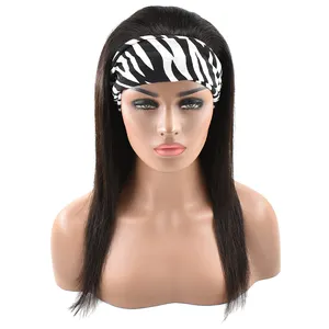 New Women Headband Wigs 2023 100% Human Hair Wigs For Women