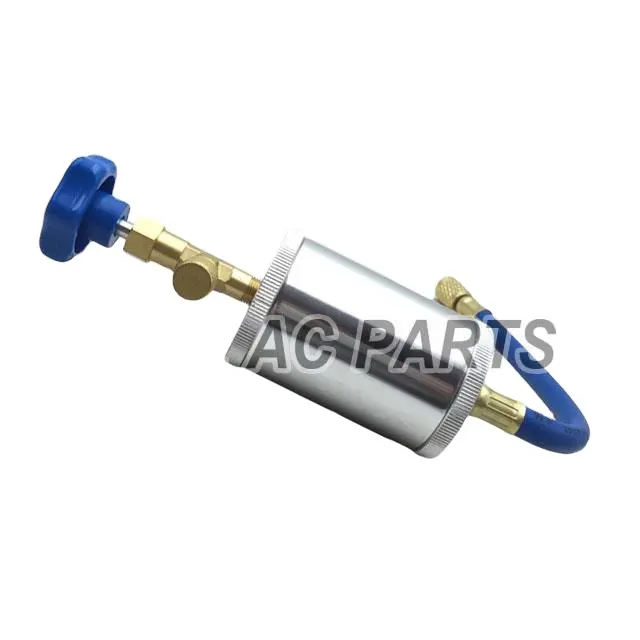 INTL-XG059 A/C-Öl-und Farbstoff injektor + Low R12 / R134A Schnellkuppler-Einspritzadapter-Kit