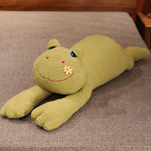 Vente en gros de peluche Cartoon Big Large 100 CM Grenouille Jouet Poupée Oreiller de couchage pour enfants Adultes Cadeaux - Product Image 3