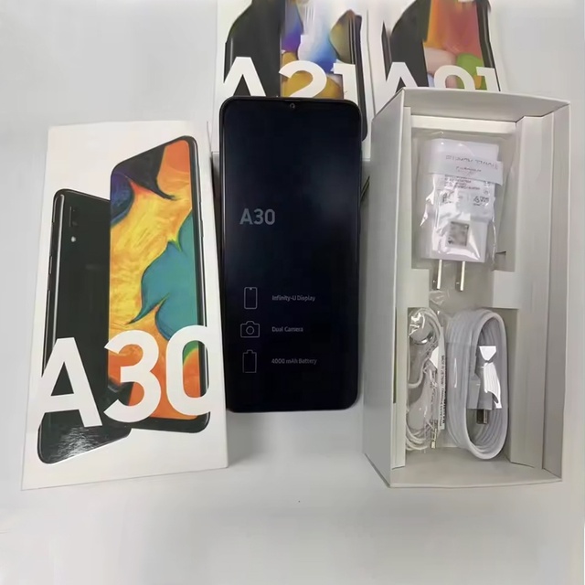 Global EU Version Dual SIM Cell Phone Android for Am Sung A30 64GB 6.4 Inch Smartphone Original Unlocked Cheap Mobile Phone