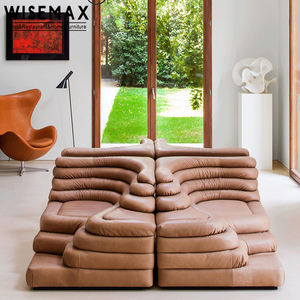 WISEMAX FURNITURE hotel combinazione <span class=keywords><strong>di</strong></span> grandi dimensioni set <span class=keywords><strong>di</strong></span> divani <span class=keywords><strong>di</strong></span> lusso mobili per soggiorno set <span class=keywords><strong>di</strong></span> divani in pelle per divani da <span class=keywords><strong>montagna</strong></span> - Product Image 2