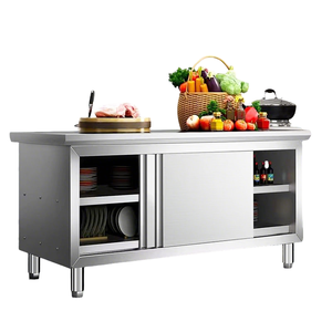 Venta Directa de Fábrica en Shandong, Gabinete con Puerta Corredera de Acero Inoxidable 201, Sin Esquinas Muertas, Fácil de Limpiar y Mantener - Product Image 3