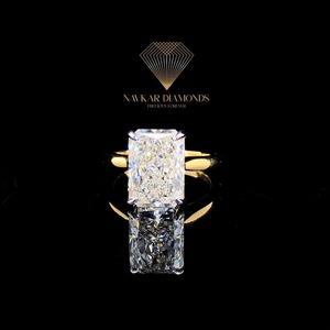 Anillo de Diamante Moissanite de Alta Calidad, Plata 925, Joyería Fina para Mujer, Regalo de Aniversario, Disponible al Mejor Precio - Product Image 4
