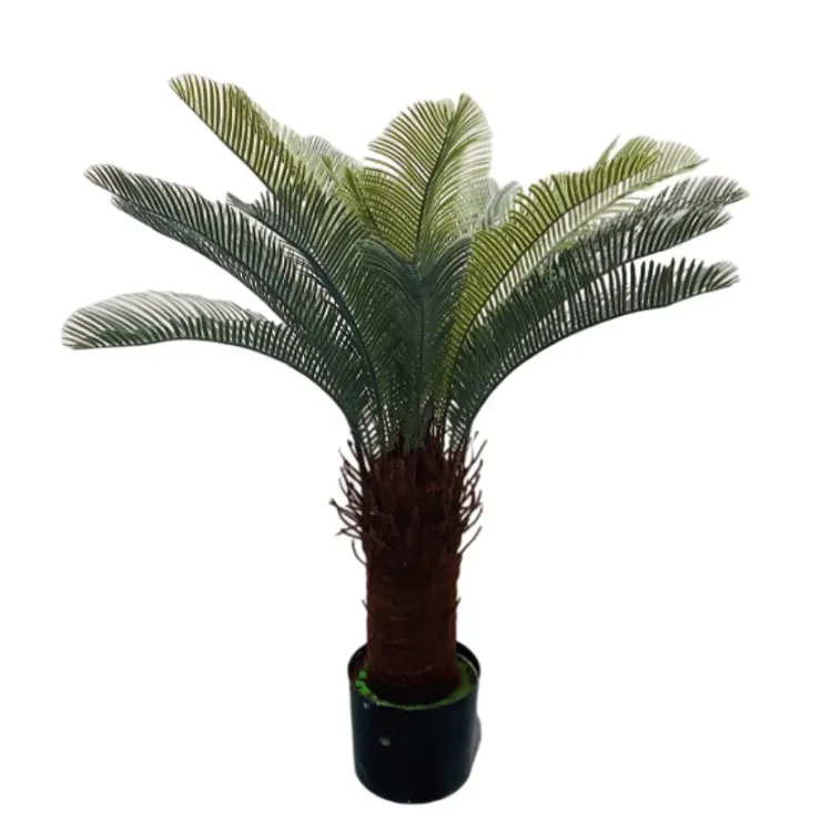 Thiết Kế Đặc Biệt New Banyan Cycas Plante Artificielle Trang Trí Salon Cây Nhân Tạo Chất Lượng Cao Cảnh Quan Bonsai Cây