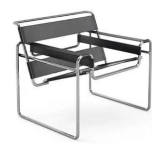 เก้าอี้สแตนเลสนอร์ดิกดีไซน์เนอร์เก้าอี้โซฟาปรับเอนนอนในยุคกลางเก้าอี้เจรจาสำนักงานที่มีชื่อเสียงทางอินเทอร์เน็ต - Product Image 6