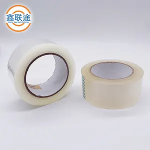 Hot selling golden supplier 2 inch waterproof clear opp bopp packing tape for shipping packaging moving sealing