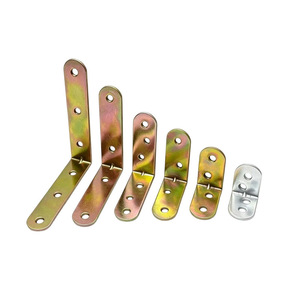 Supports d'angle en fer épaissi en forme de L, coins arrondis, angle droit à 90 degrés, quincaillerie de mobilier moderne de style japonais-scandinave - Product Image 5