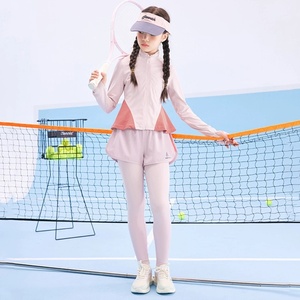 Combinaison de sport pour filles, respirante et à séchage rapide, pour le badminton, le <span class=keywords><strong>tennis</strong></span>, le yoga, printemps-automne - Product Image 4