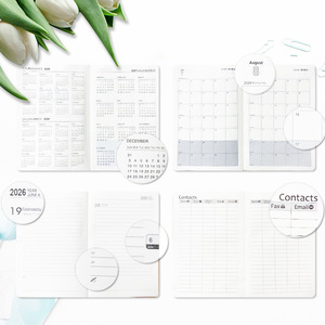 دفتر يوميات بغلاف صلب من الجلد A5 للبيع بالجملة مع! - Product Image 5