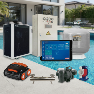 Sistema de Filtración y Desinfección para Piscinas DSL con Accesorios de Limpieza para Uso en Interiores/Exteriores, Piscinas Elevadas y Enterradas - Product Image 1